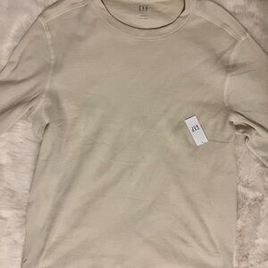 GAP Off-White Waffle Knit Top